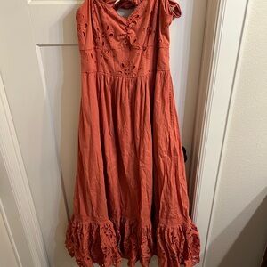 American Eagle Corset Midi Dress